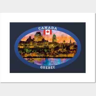 Quebec Canada Travel Posters and Art